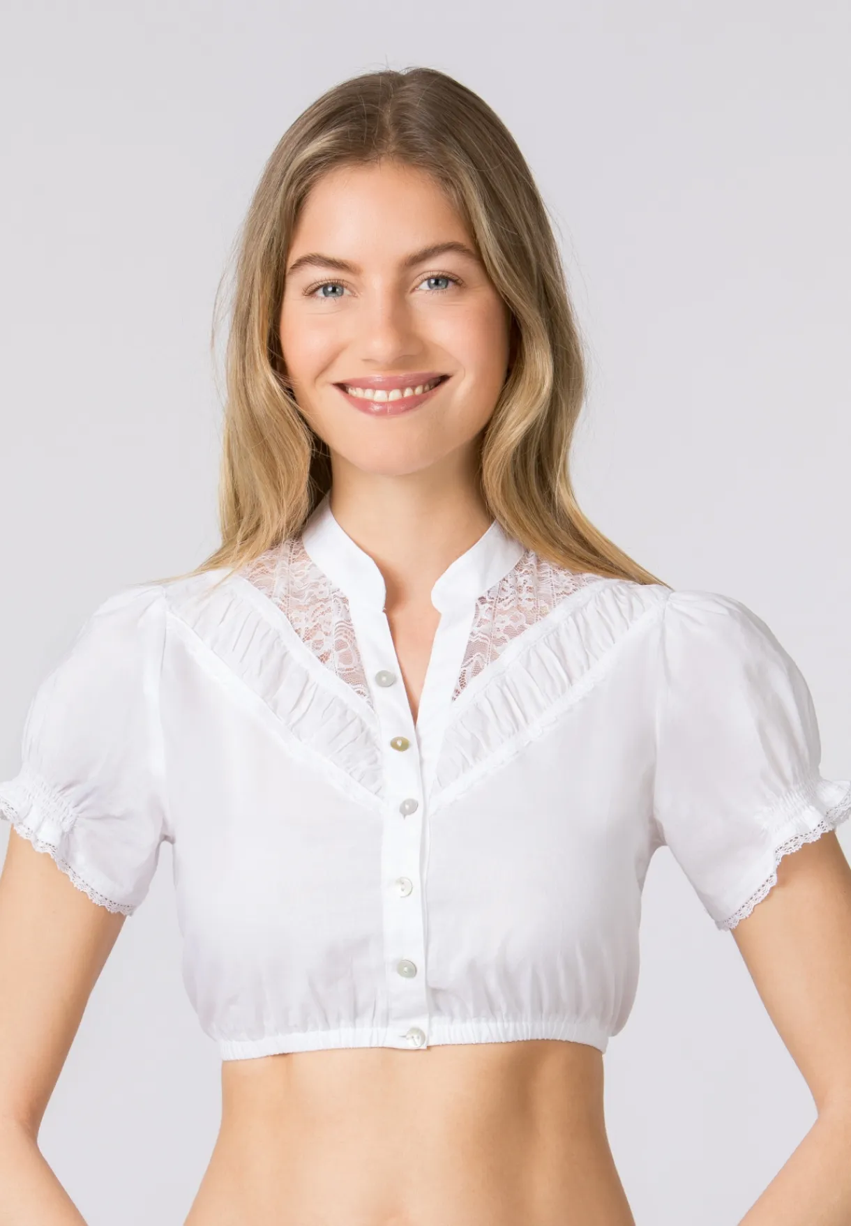 Clearance Bluse B-4020 Damen Dirndlblusen