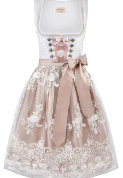 Outlet Dirndl Aurelie Damen Midi Dirndl 60-65 Cm