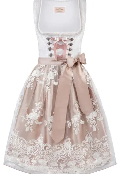 Outlet Dirndl Aurelie Damen Midi Dirndl 60-65 Cm