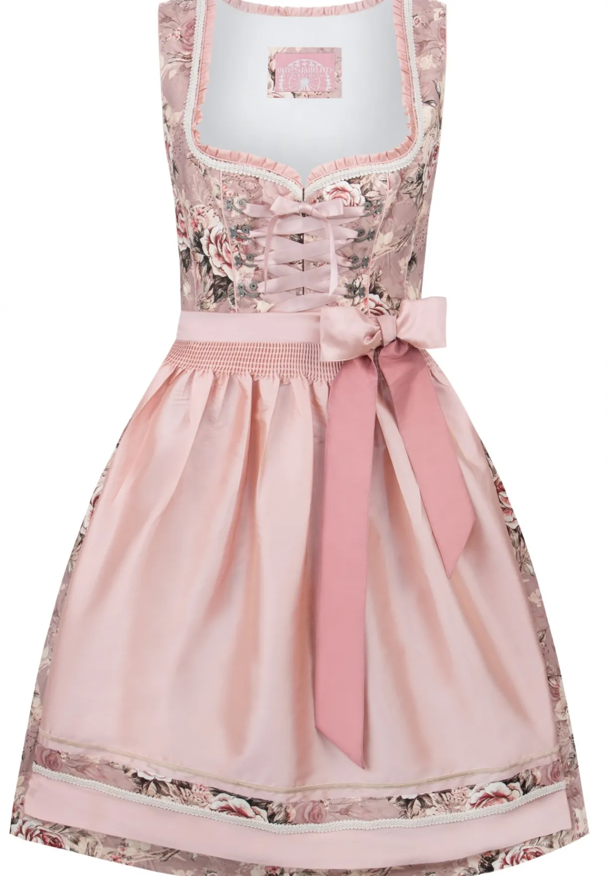 Outlet Dirndl Delphine Damen Midi Dirndl 60-65 Cm