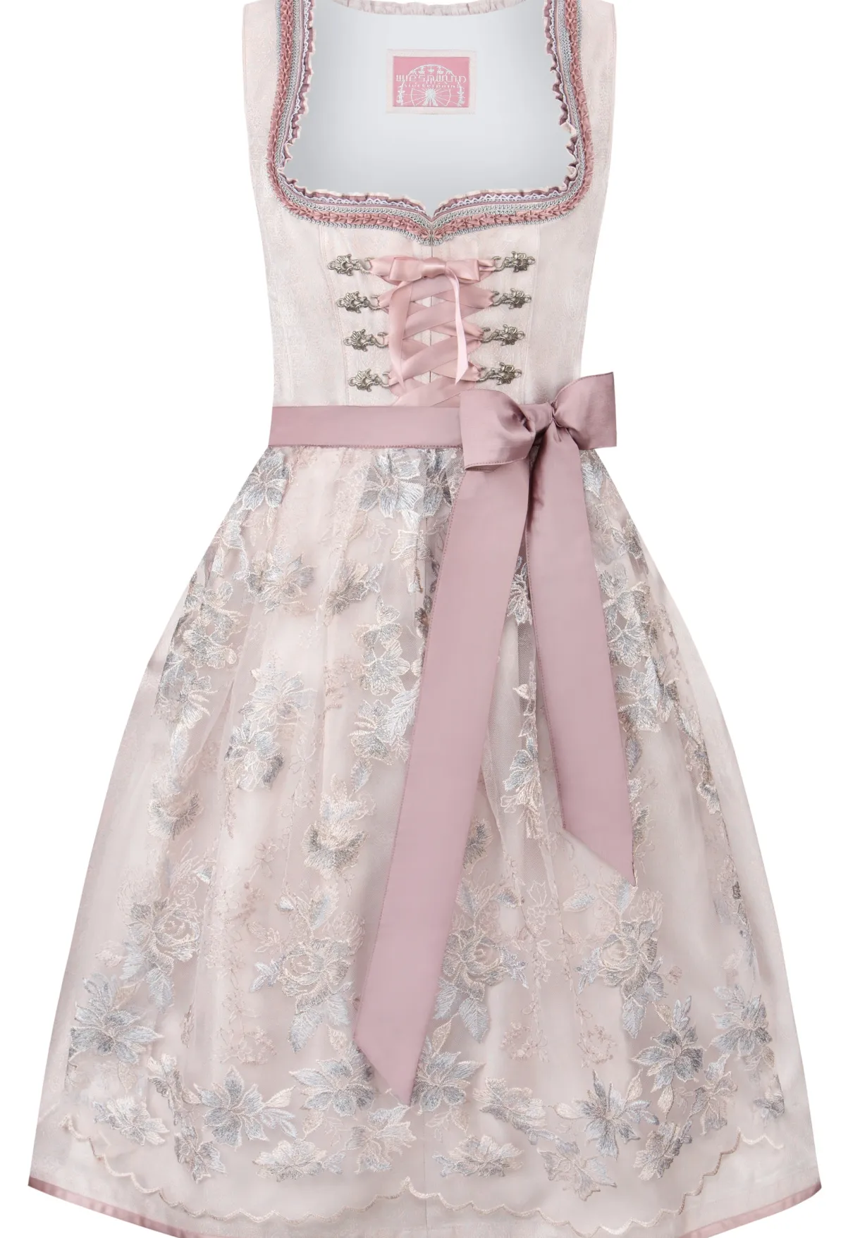 Discount Dirndl Lacey Damen Midi Dirndl 60-65 Cm