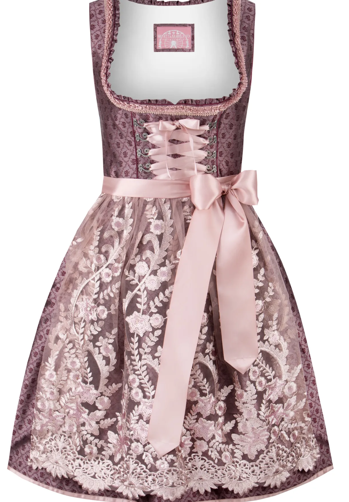 Fashion Dirndl Palina Damen Midi Dirndl 60-65 Cm