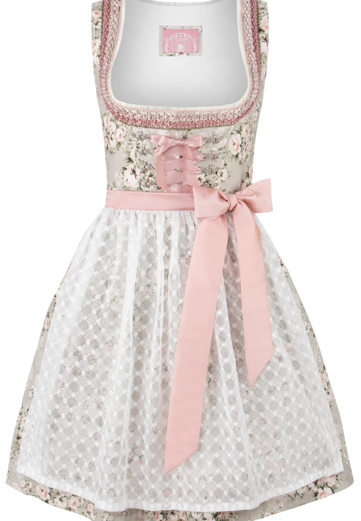 Online Dirndl Siloh Damen Midi Dirndl 60-65 Cm