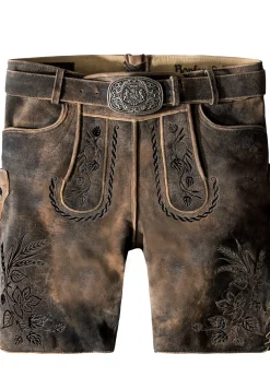 Online Hose Almbru00e4u Herren Kurze Lederhosen