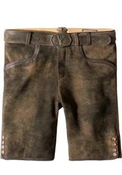 Online Hose Fred Herren Kurze Lederhosen