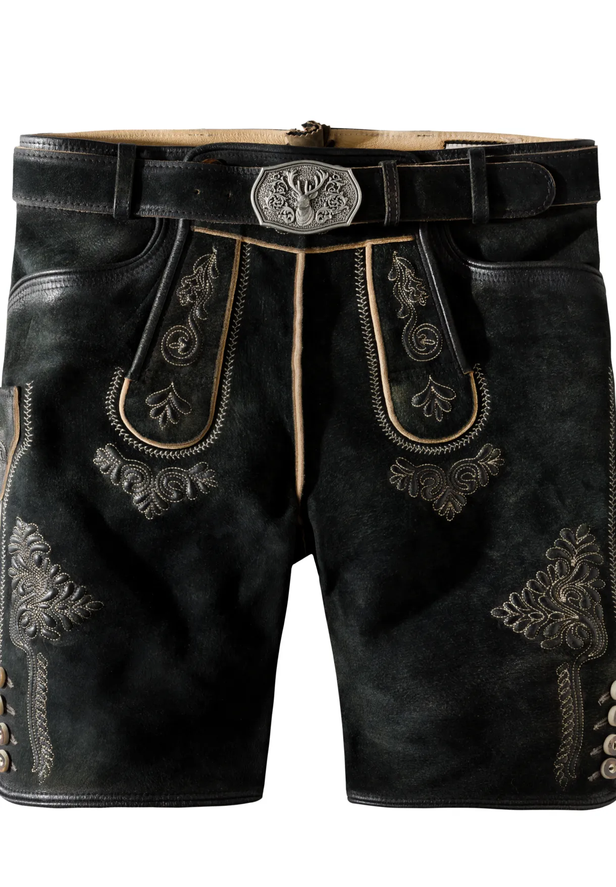 Clearance Lederhose Bertl Herren Kurze Lederhosen