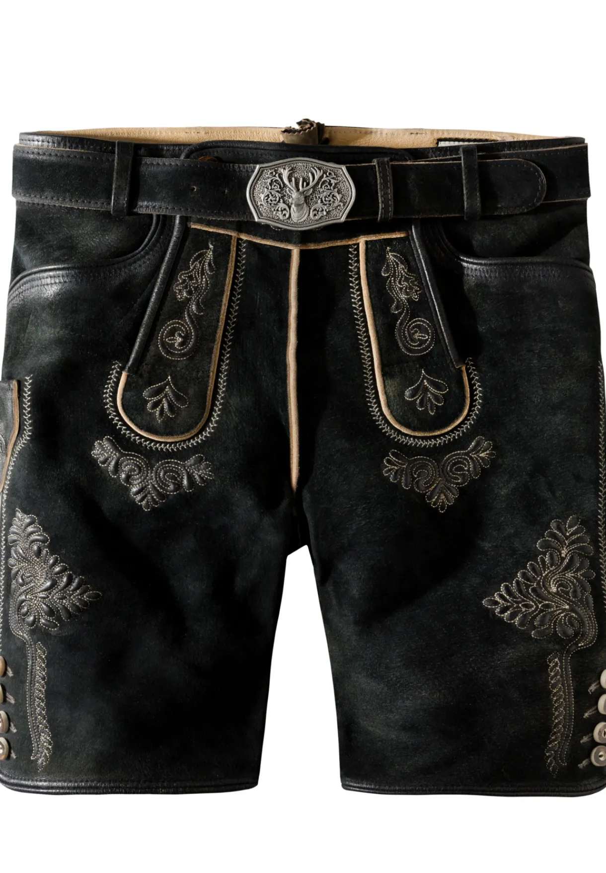 Clearance Lederhose Bertl Herren Kurze Lederhosen