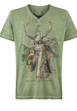 Fashion Shirt Cooler Bock Herren Trachtenshirts